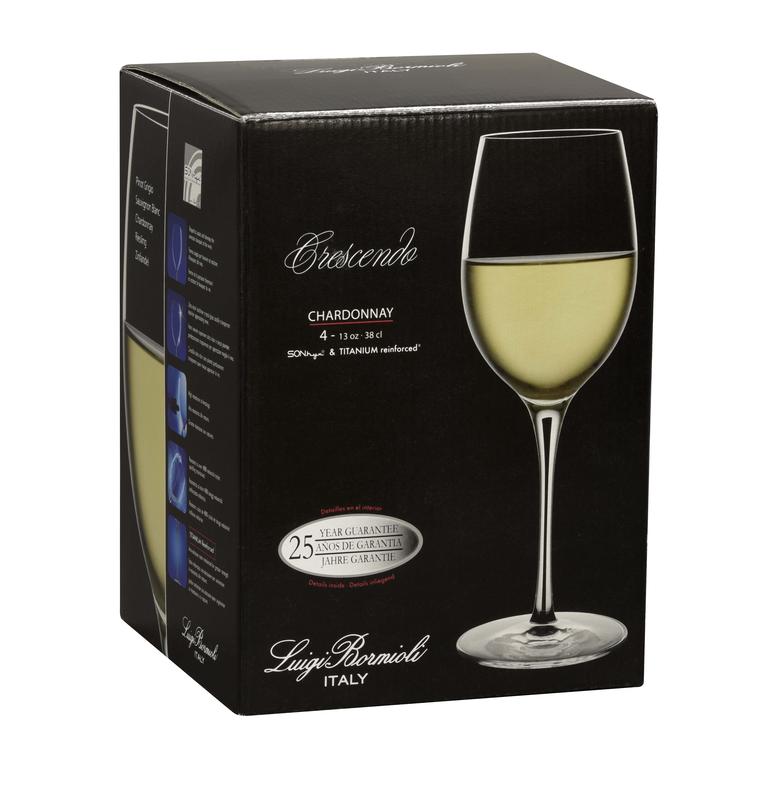 13 oz. Crescendo Chardonnay Wine Set of 4 - Etche 4