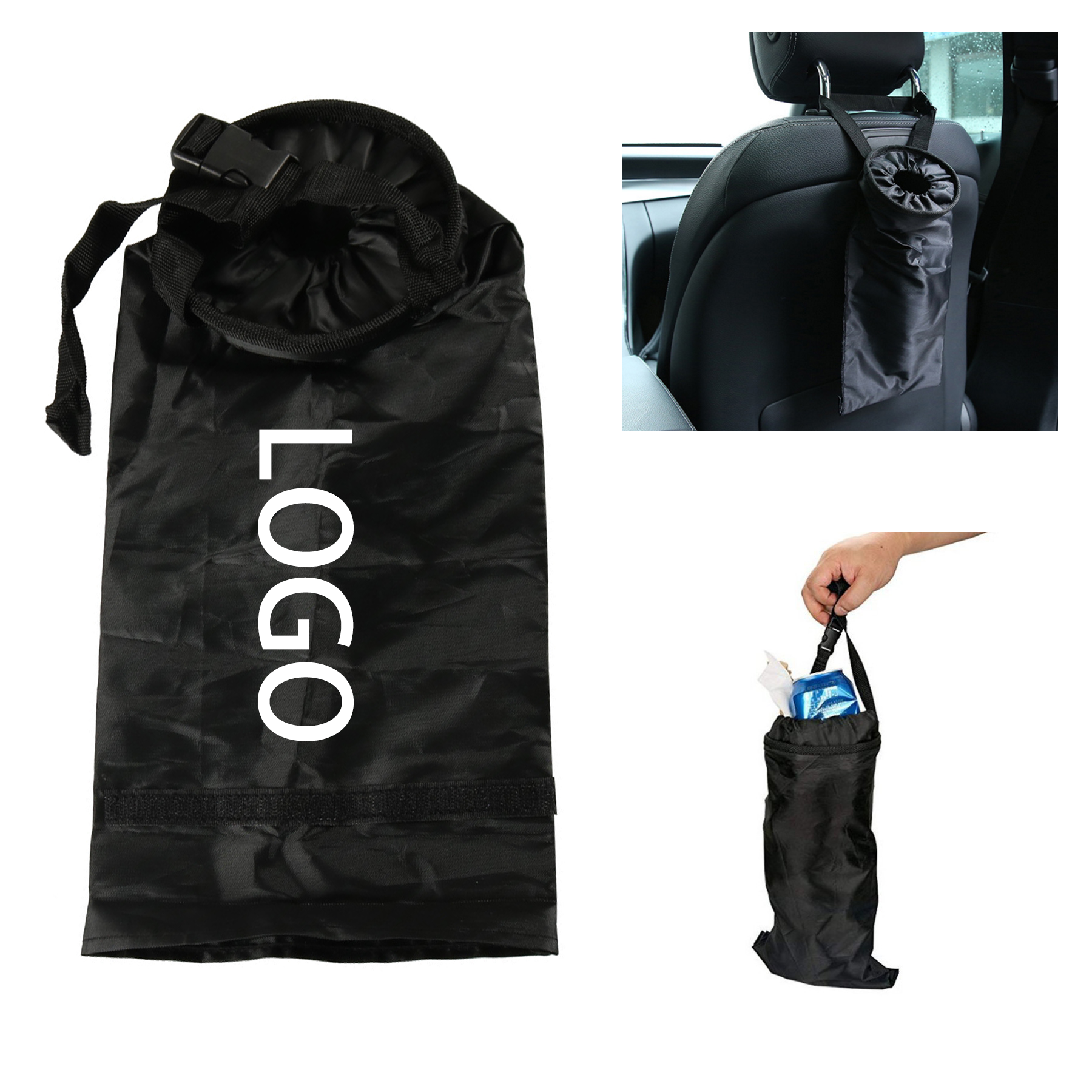 Travelling Reusable Seat Back Hanging Car Trash Bag