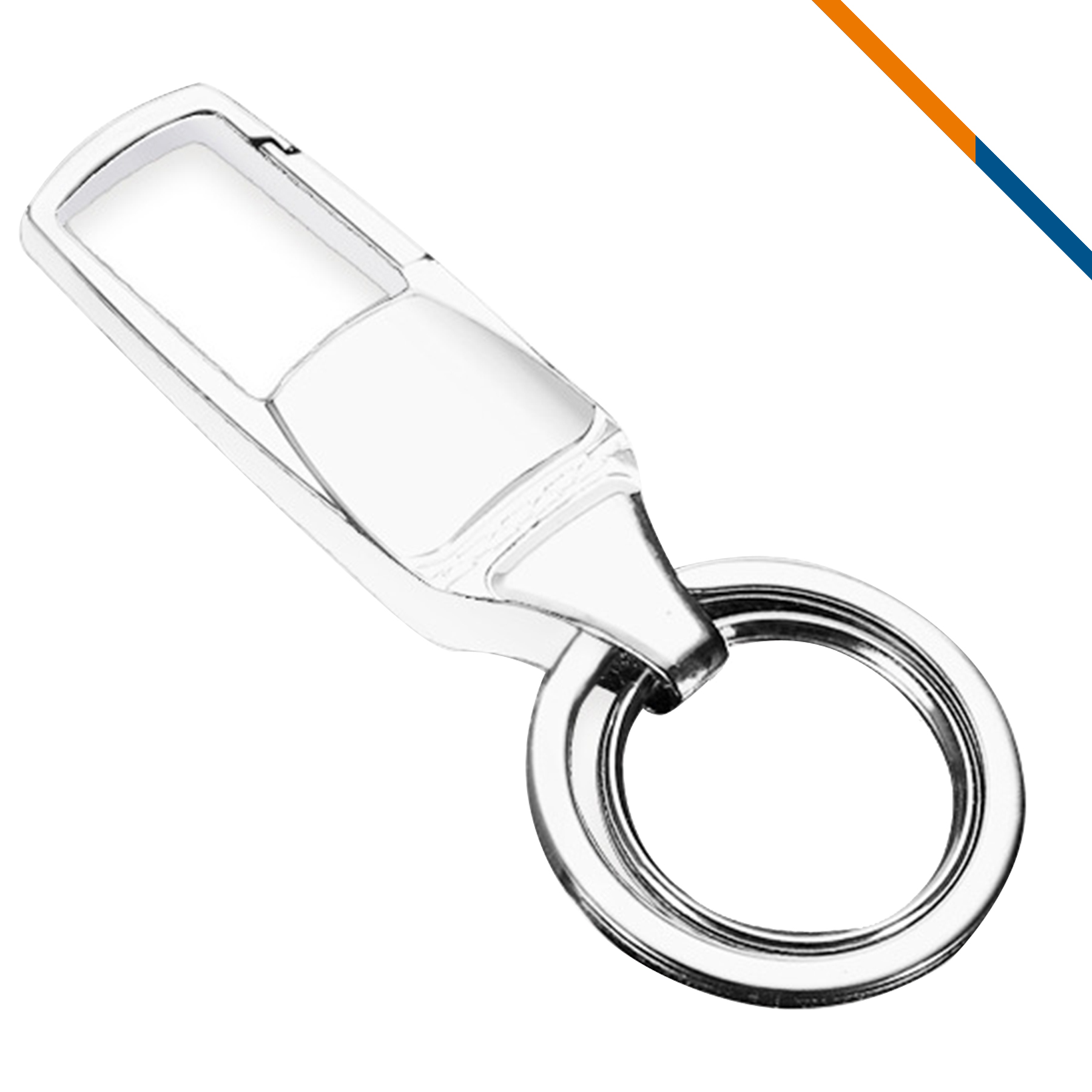Finel Dual Ring Metal Keychain 1