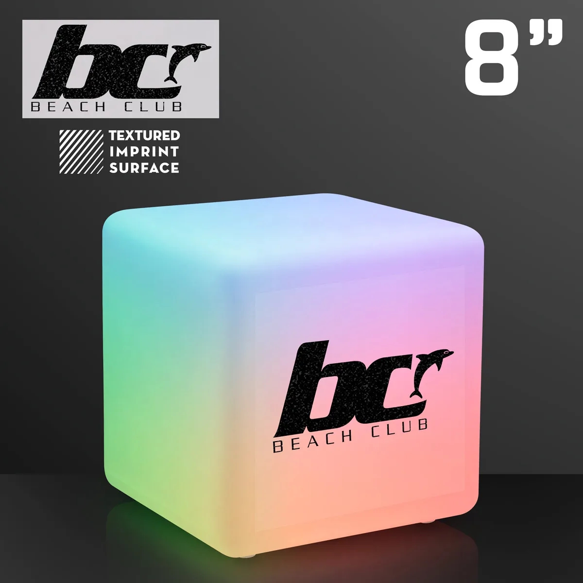 8" Deco Light Cube 2