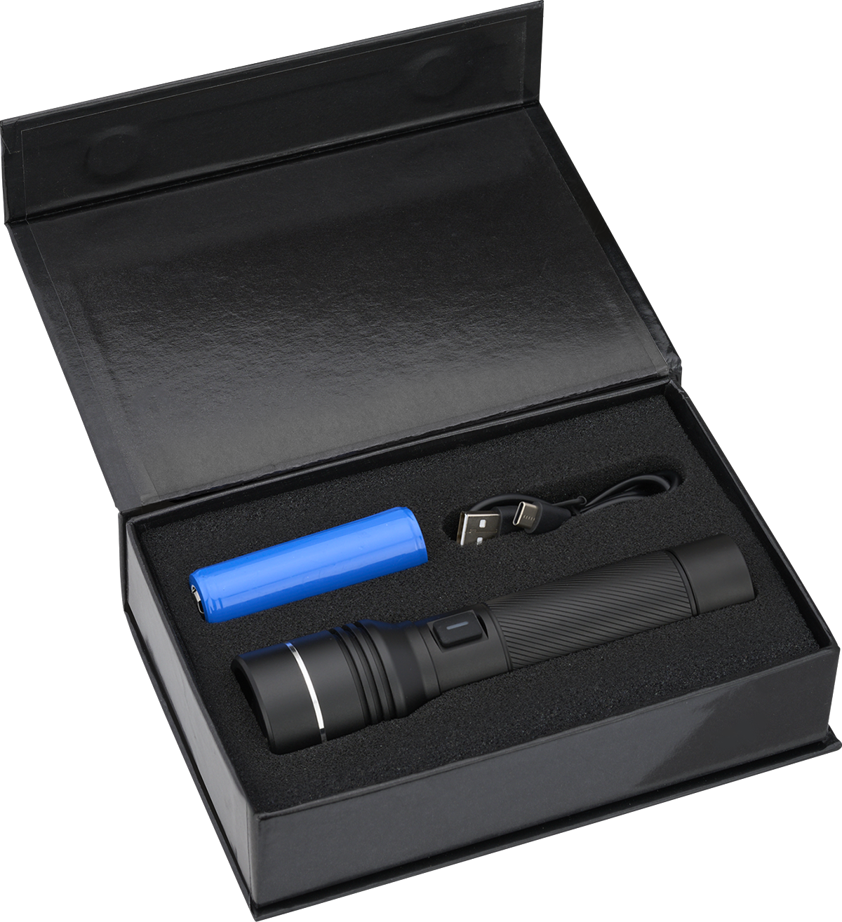Rechargeable 20W White Laser LED Flashlight 15