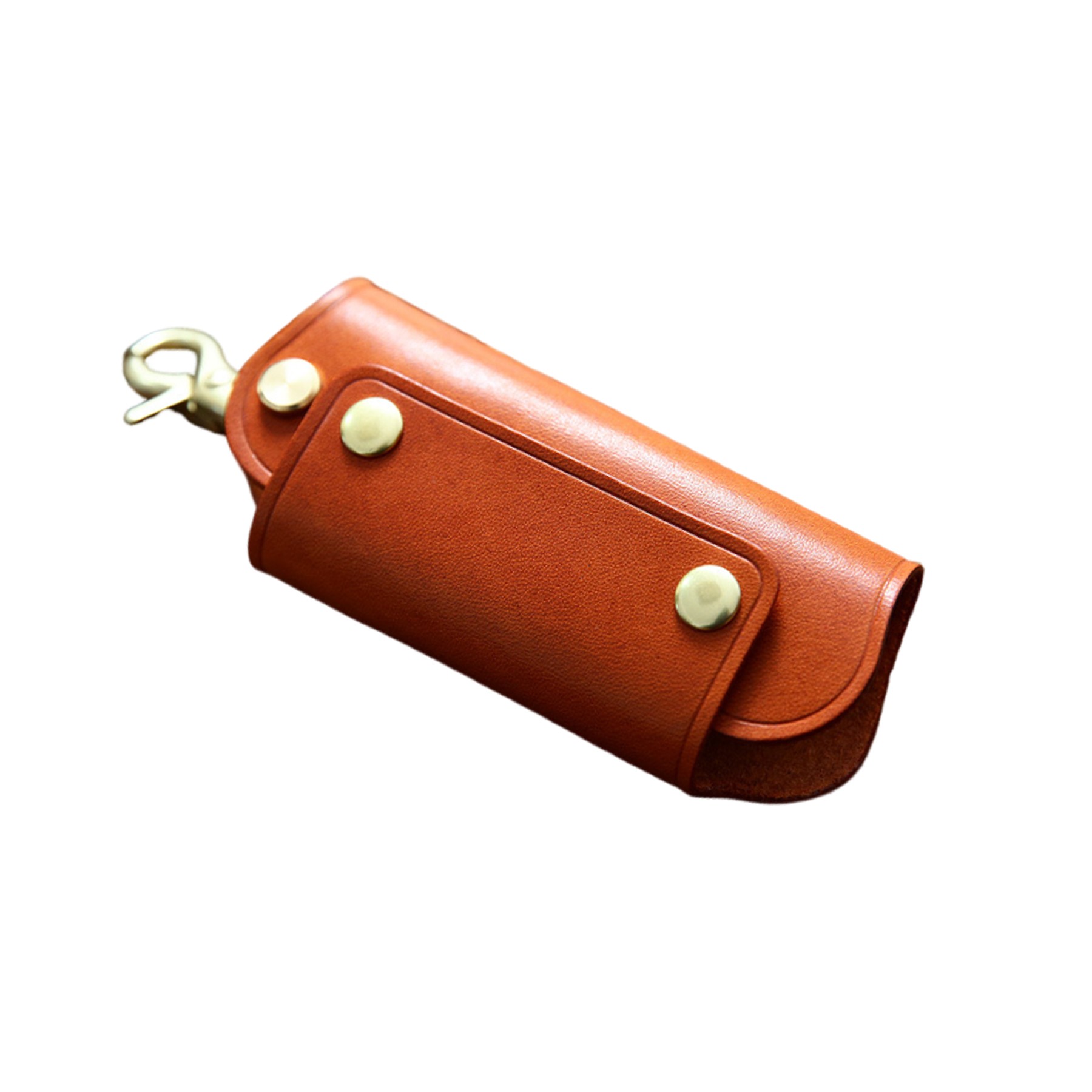 Handmade Pure Cowhide Leather Keychian Case 6