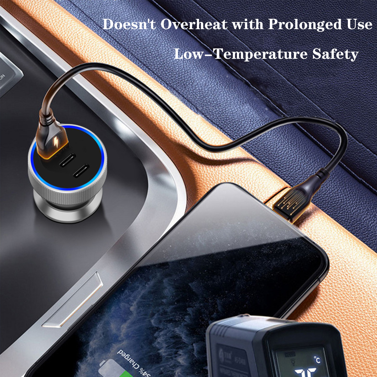 3-Port Ultra-Fast Car Charger 4