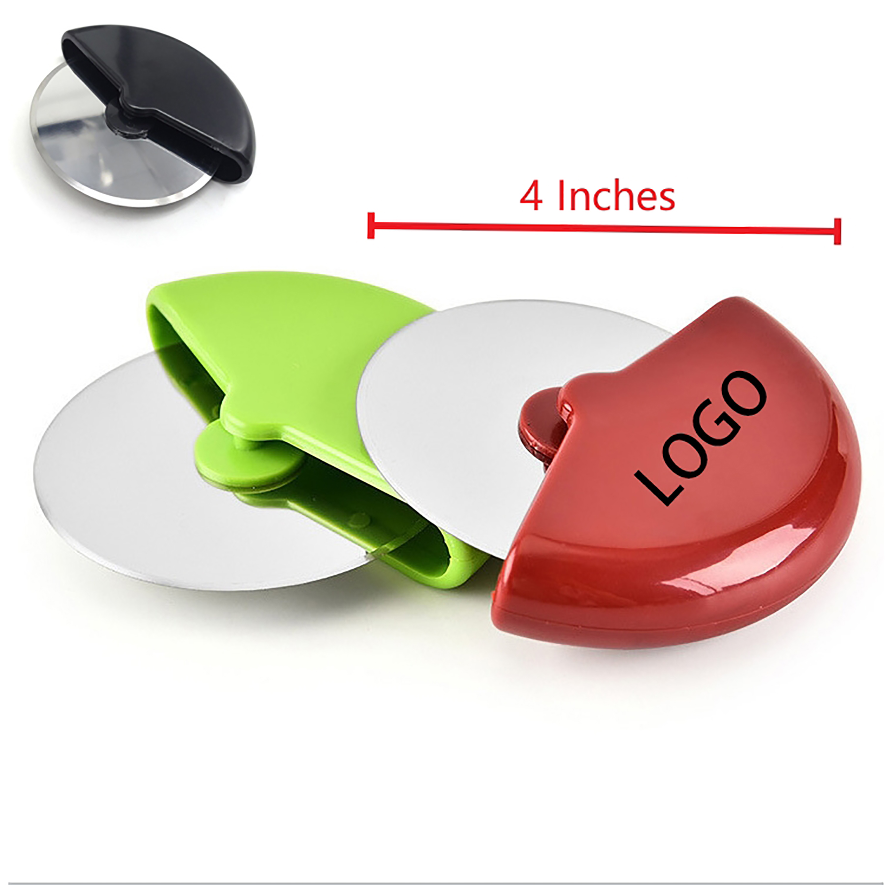 430 Stainless Steel Round Pizza Cutter