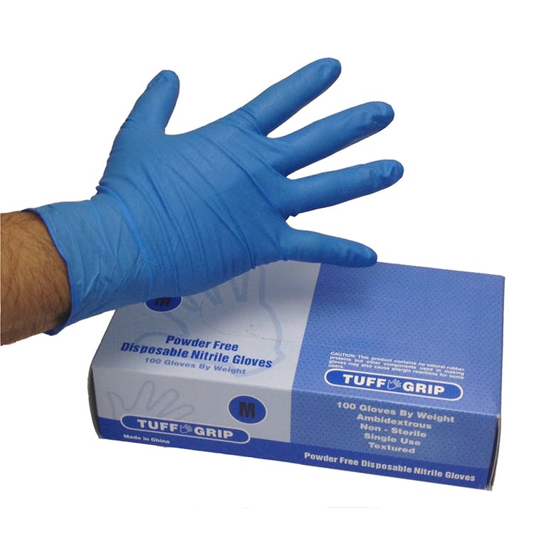 Nitrile Disposable Gloves - Blue Medium 1