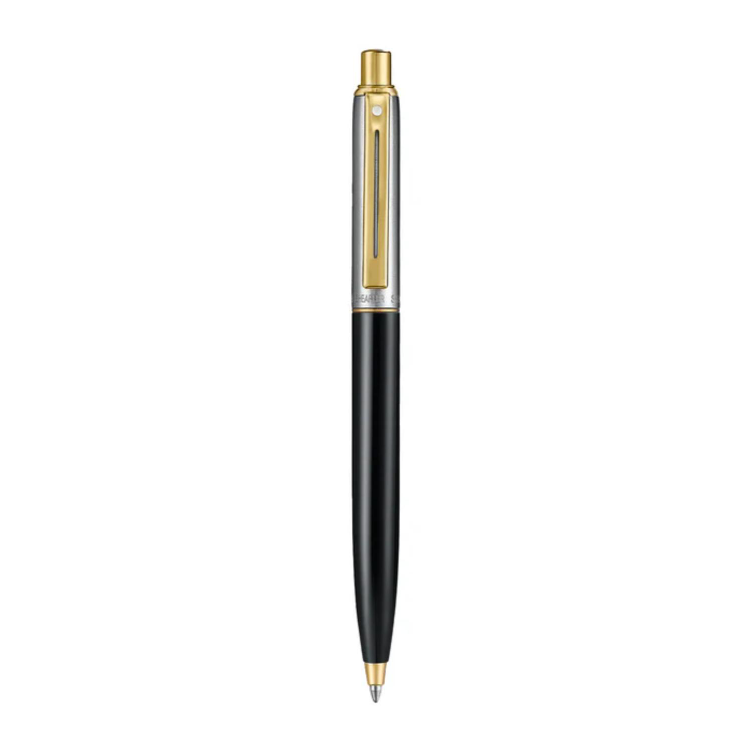 SHEAFFER® Sentinel Metal 335 Glossy Black Gold Trim Executive Ballpoint Pen w/ Gift Box 4