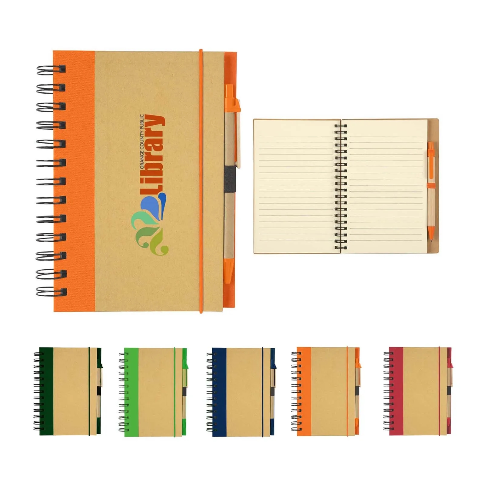 Jornikolor Eco-Inspired Hardcover Notebook & Pen 1