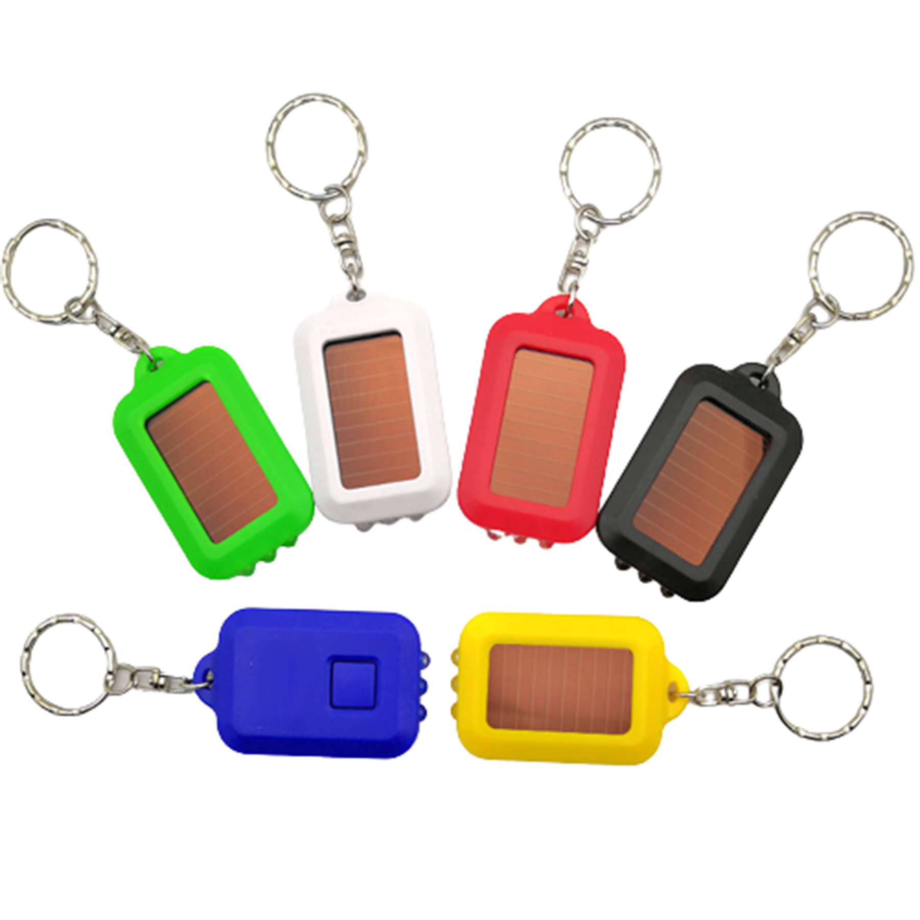 Solar Power 3 LED Light Keychain 3