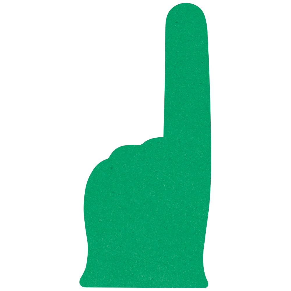 8" Classic #1 Finger Foam Mini 4