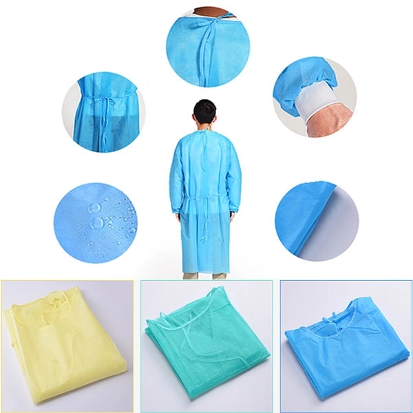 Disposable PE Nonwoven Isolation Gown 6