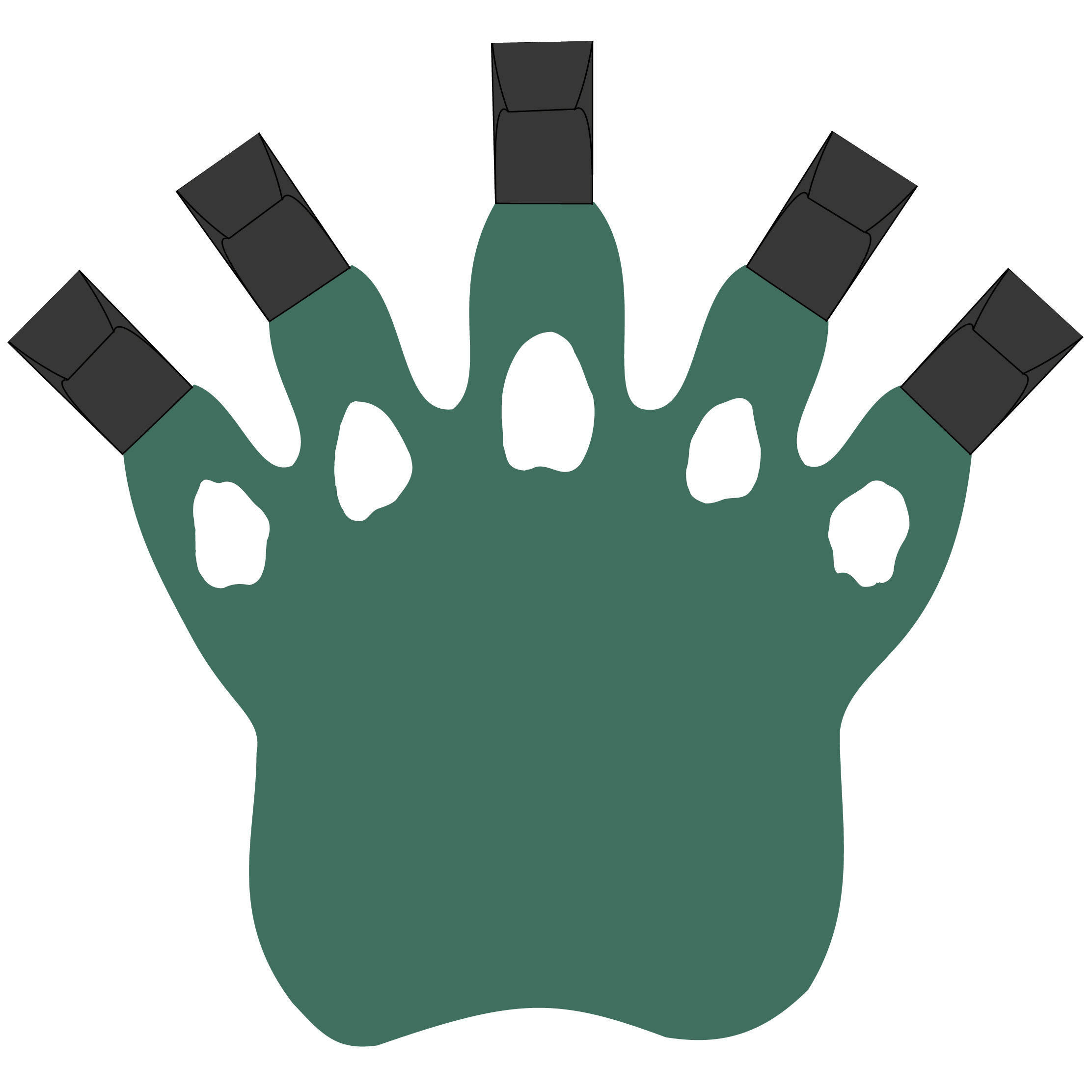5 Claw Paw Mitt 2