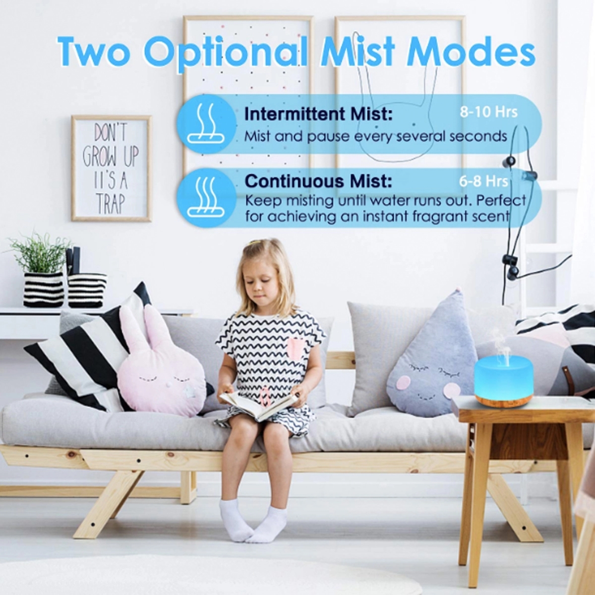 500ml Remote Control Diffusers for Essential Oils 7