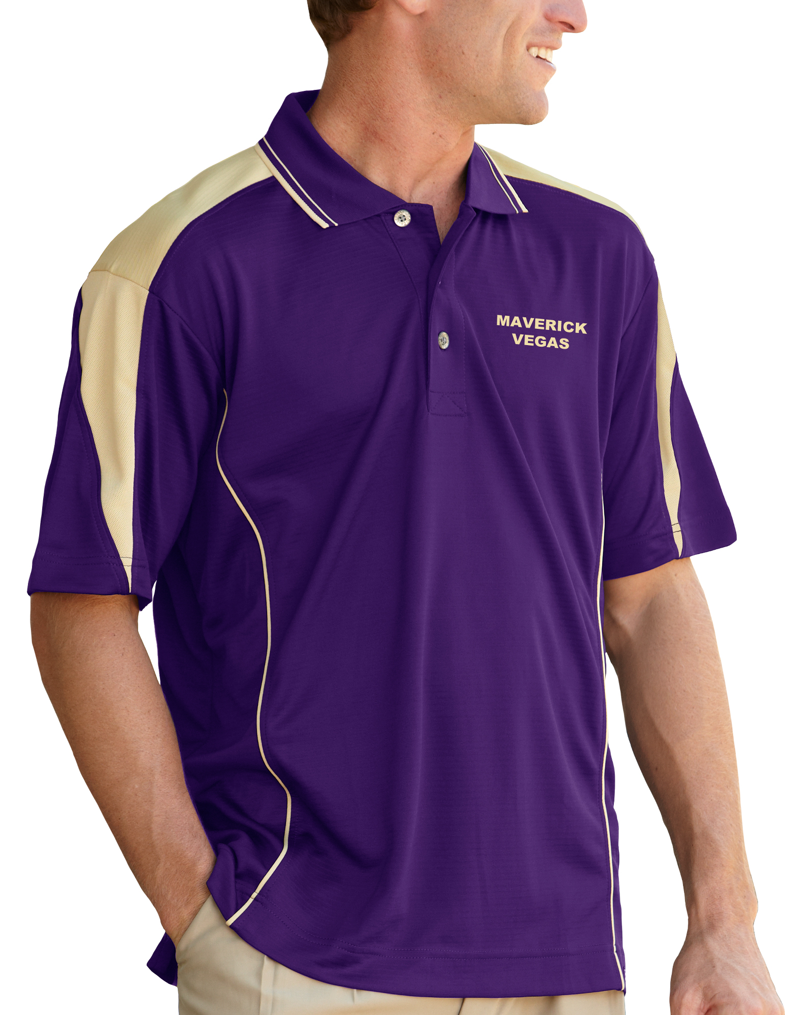 Men's Maverick Vegas Ottoman Polo Shirt 5