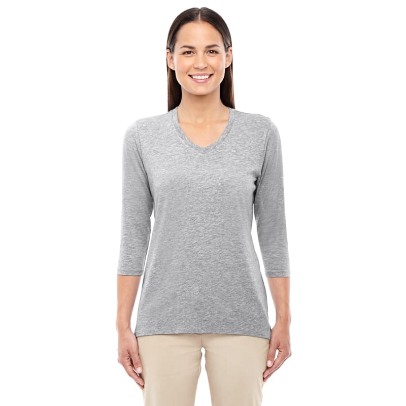 Devon & Jones Ladies' Perfect Fit™ Bracelet-Length V-Neck Top 9