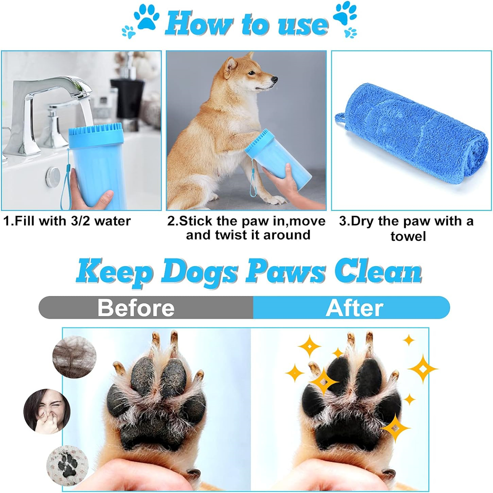 Large Dog Foot Washer Cup 2