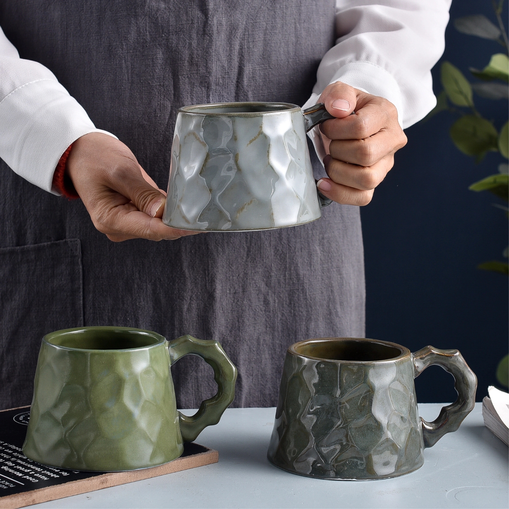 Custom 12 oz Ceramic Coffee Mug 2
