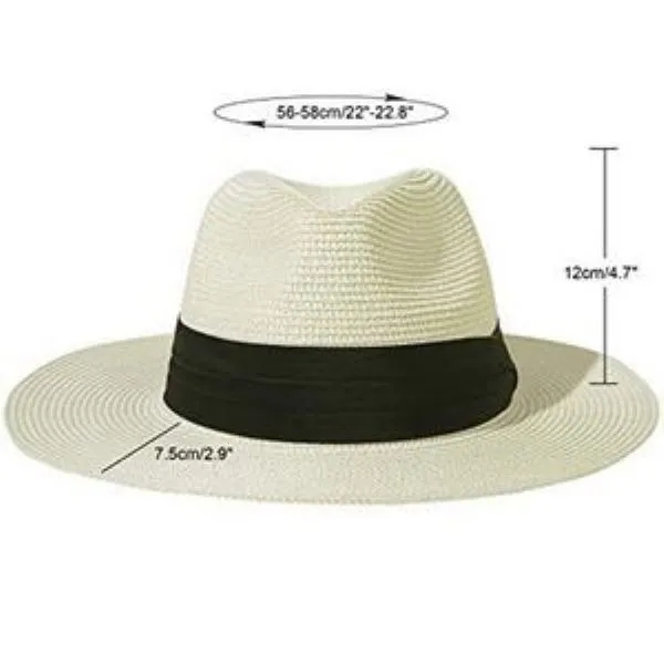 Floppy Wide Brim Straw Hat 1