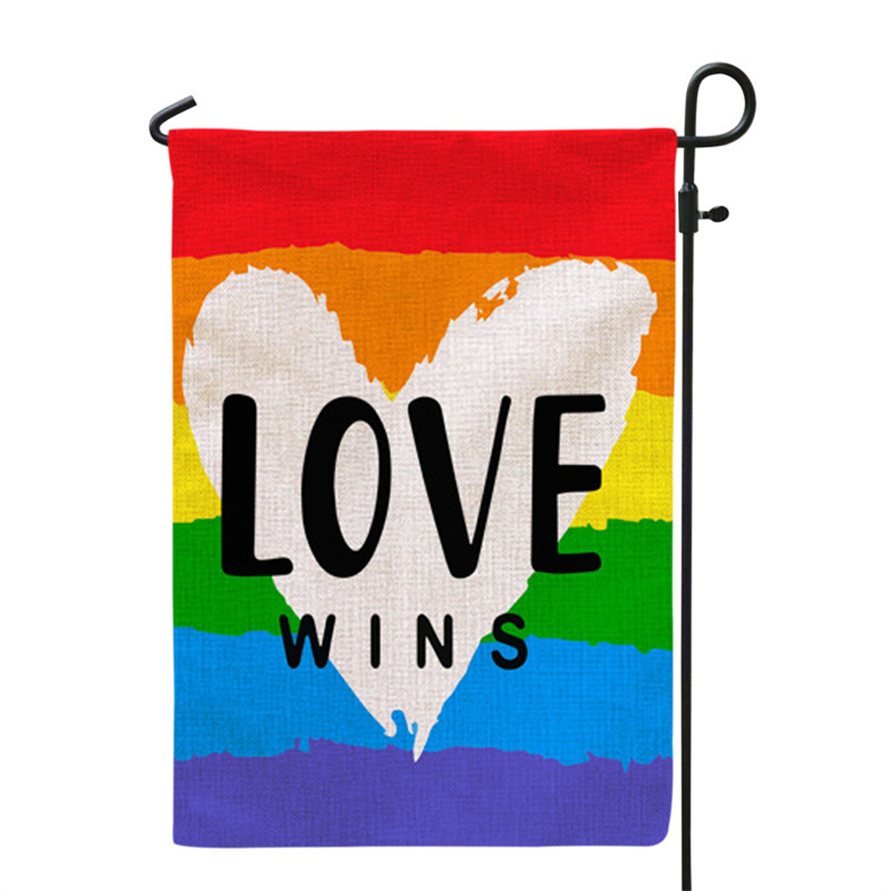 12" x 16" Pride Rainbow Flag 4