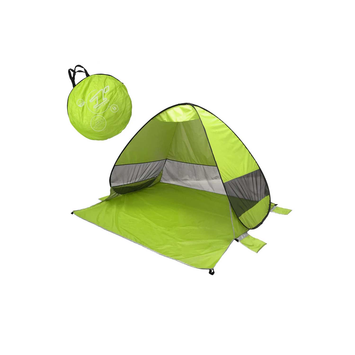 2-Second Pop-Up Beach Tent for Instant Sun Shelter 13