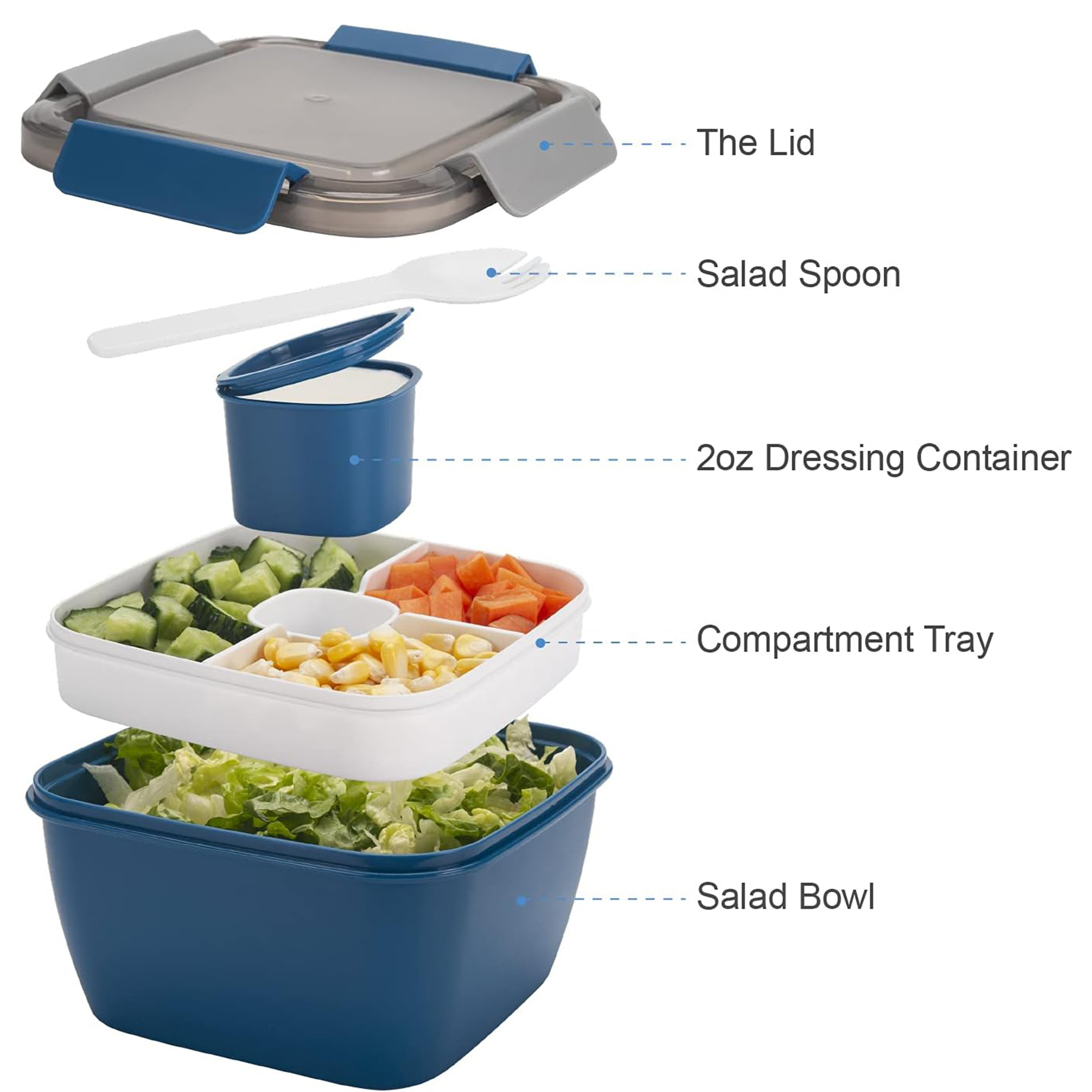 Salad Lunch Container 5