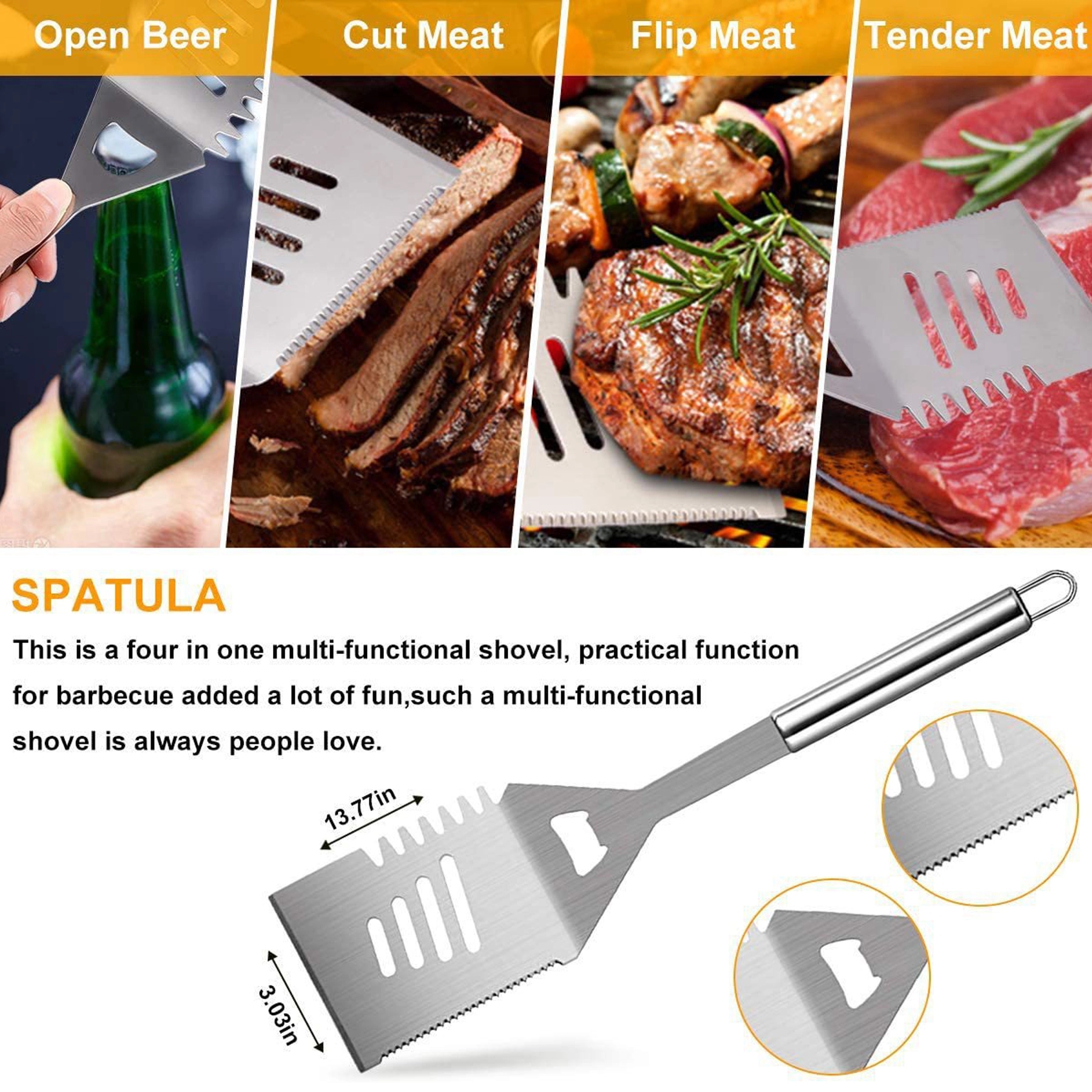 Bbq Accessory Set-Oven Apron Cloth Bag 5
