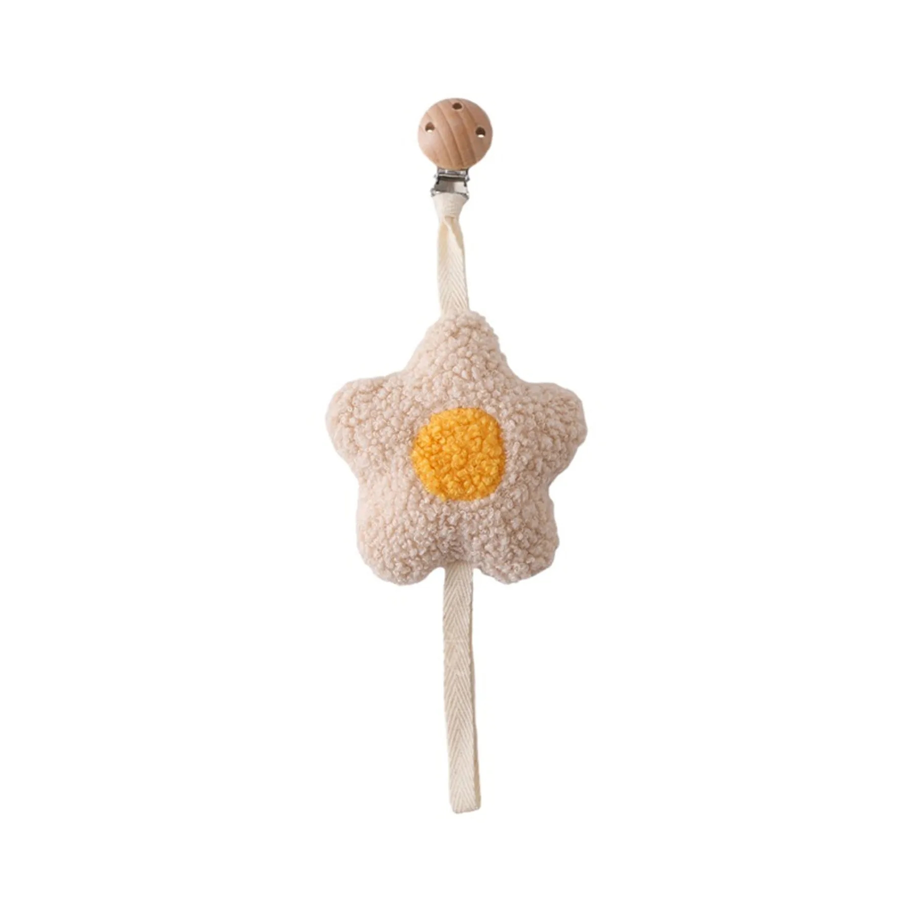 Flower Beech Pacifier Clip 7