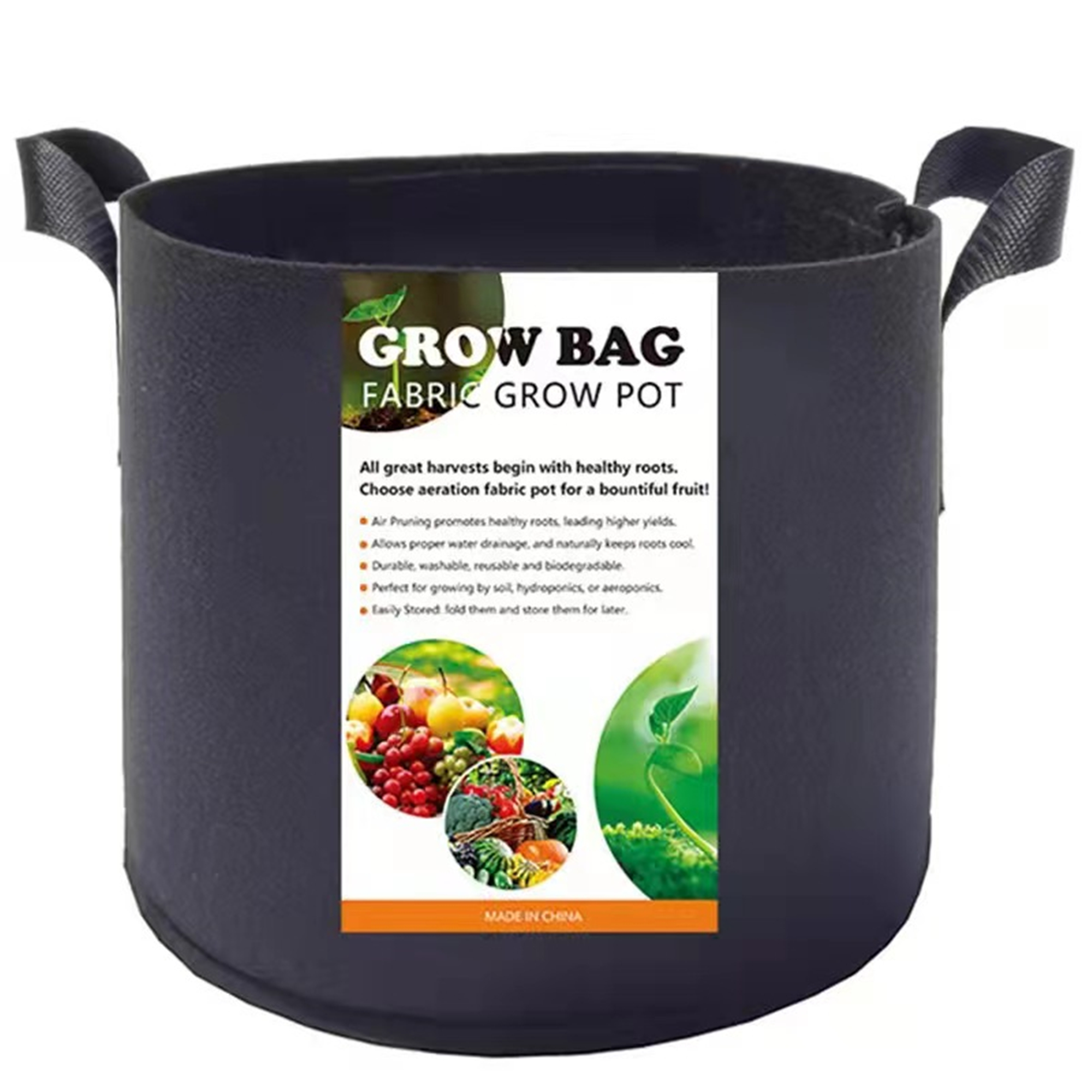 4 Pack 10 Gallon Thickened Fabric Grow Bags 3