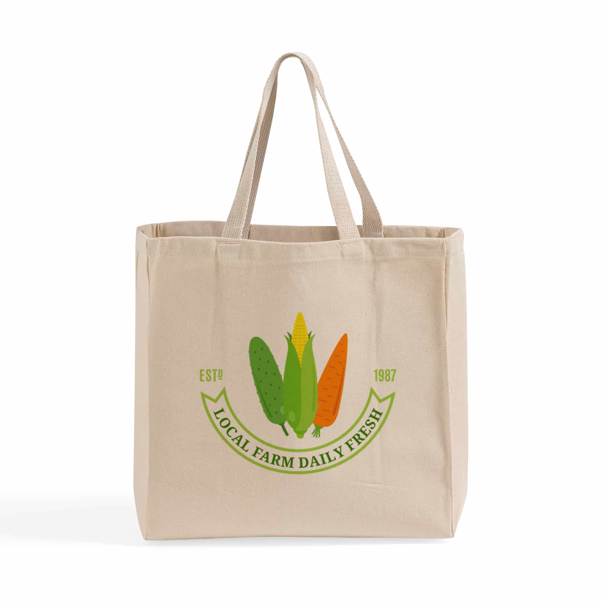 Over-the-Shoulder Twill Tote Bag 6