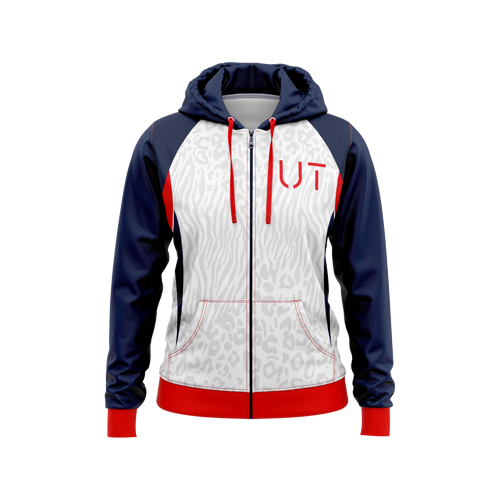 Women's Sublimation 250G Lightweight Full-Zip Hoodie 3