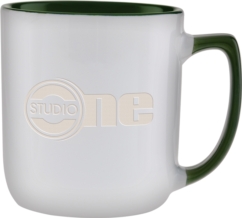 17 oz. Duo-Tone Noble Mug - Deep Etched 18