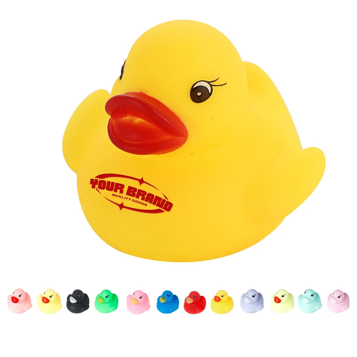 Rubber Mini Duck Beach Pool Kids Baby Bath Toy 2