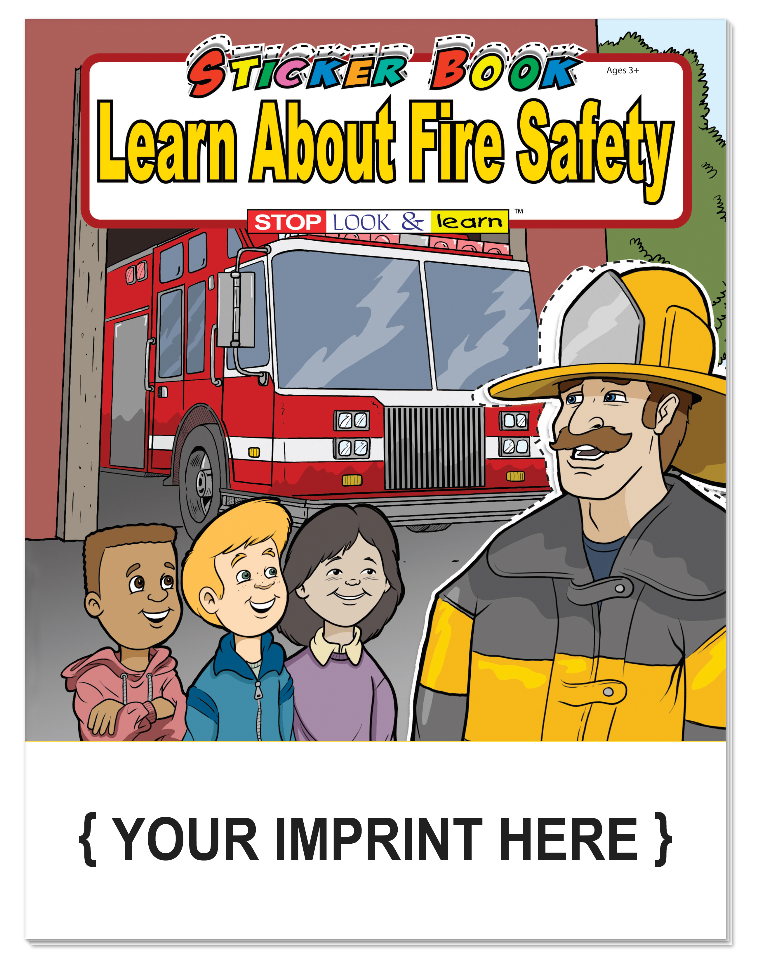 STICKER BOOK - Learn About Fire Safety Sticker Book 2