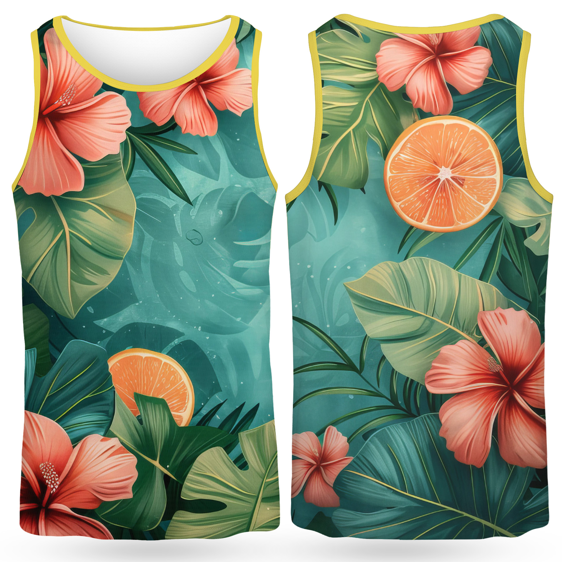 Dye Sublimation Birdseye Mesh Performance Tank Top (160gsm) 9