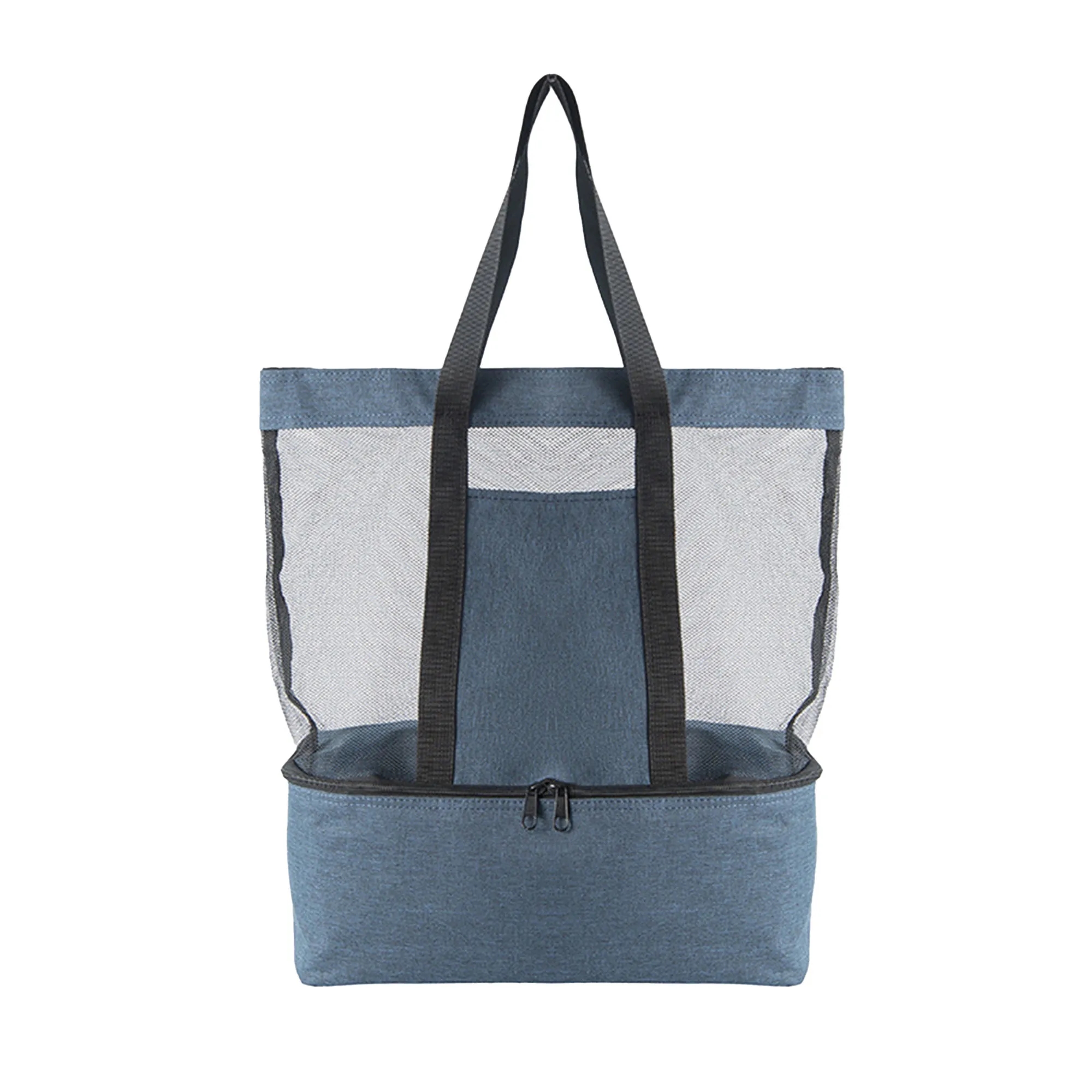 MOQ 10 Double-Layer Mesh Canvas Bag Wet/Dry Separation 2