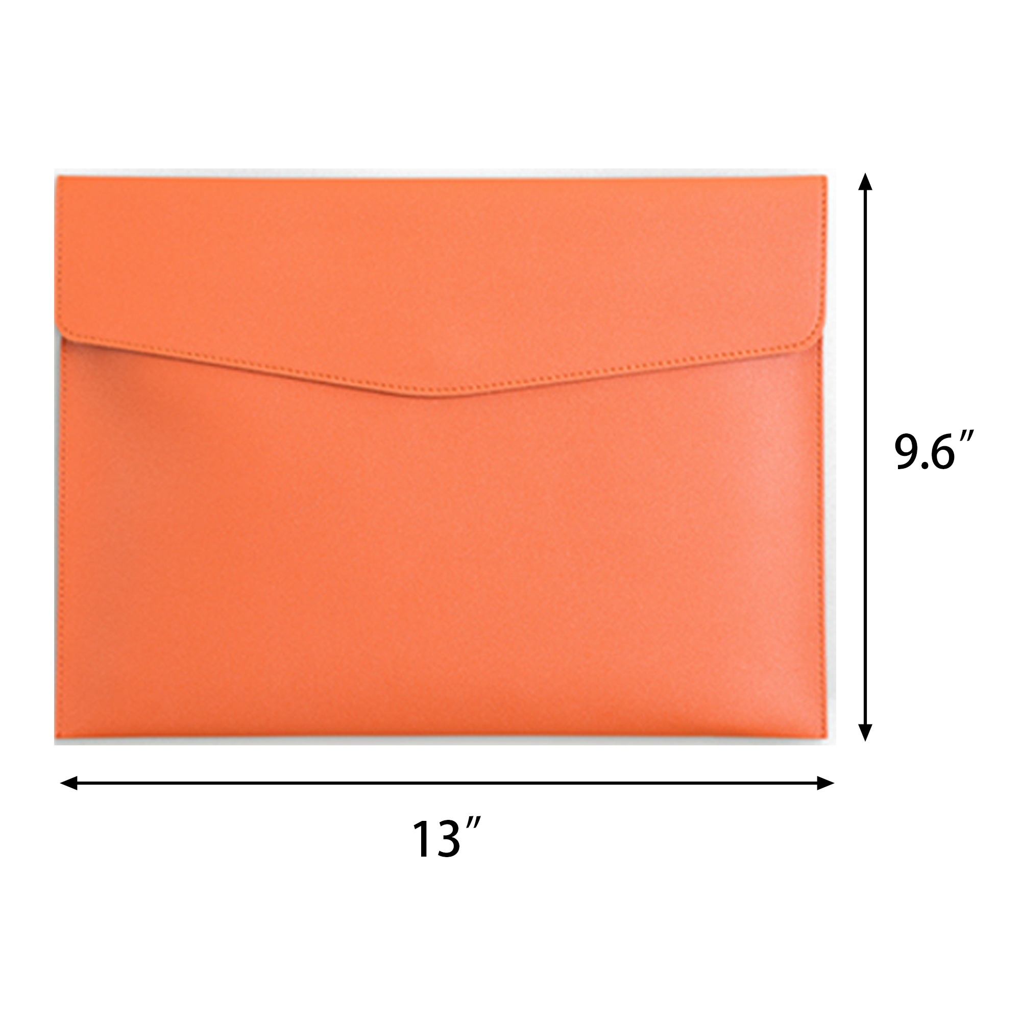 A4 PU Leather Magnetic Buckle File Pouch MOQ 50 3