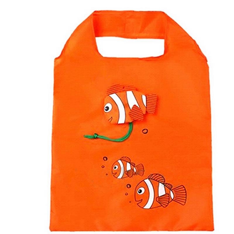 Polyester Folding Cute Fish Shaped Bags 2
