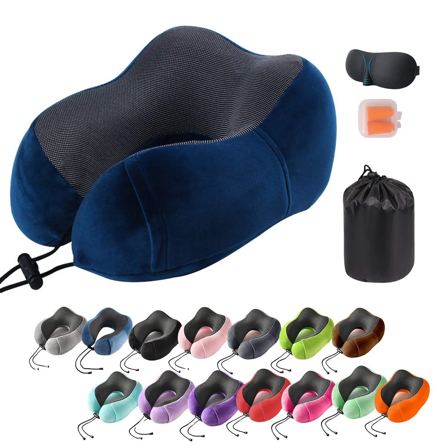 Travel Neck Pillow & Accessories Kit 1