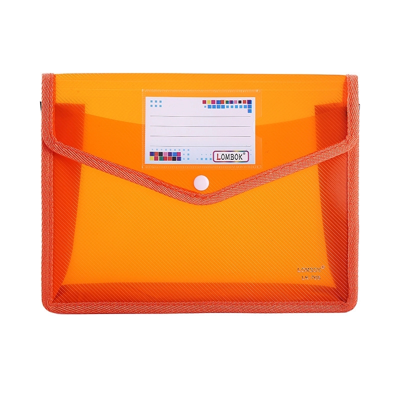 A4 Size Document Storage Bag With Snap Button 10