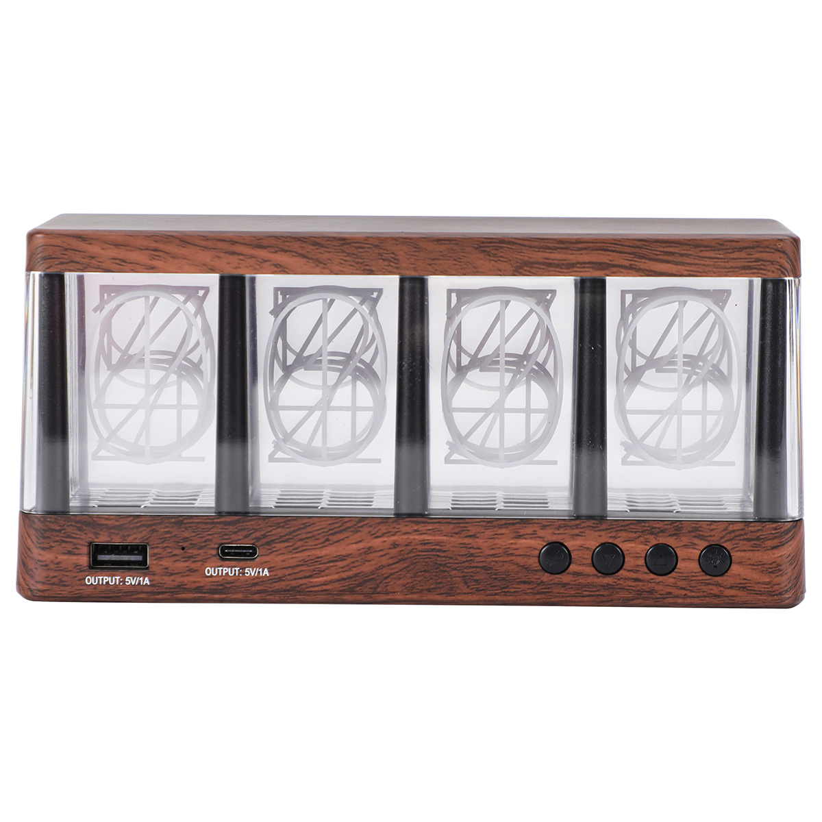 Vintage Clock with Analog-Like Display 2