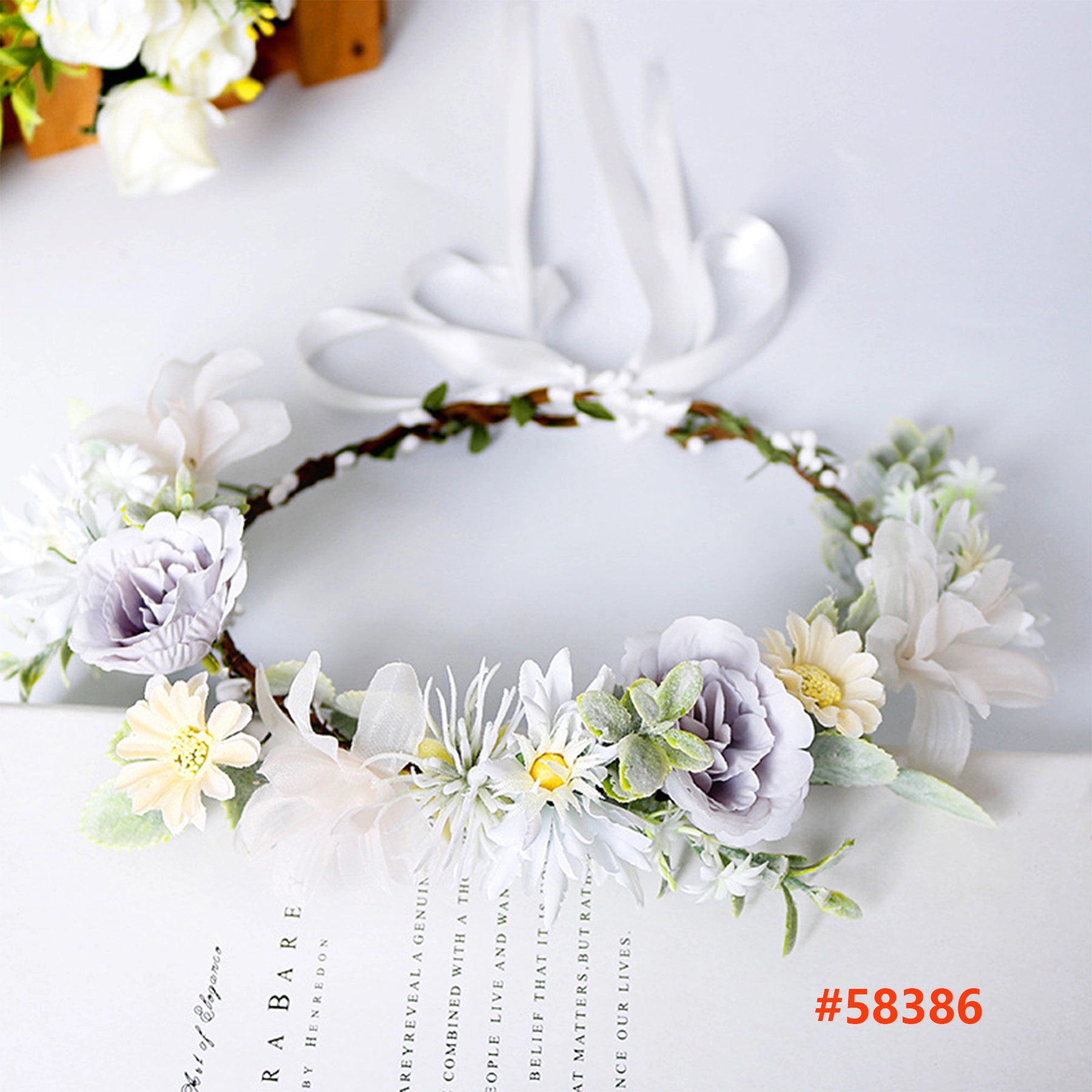 High Quality Standard Handmade Flower Crown 23