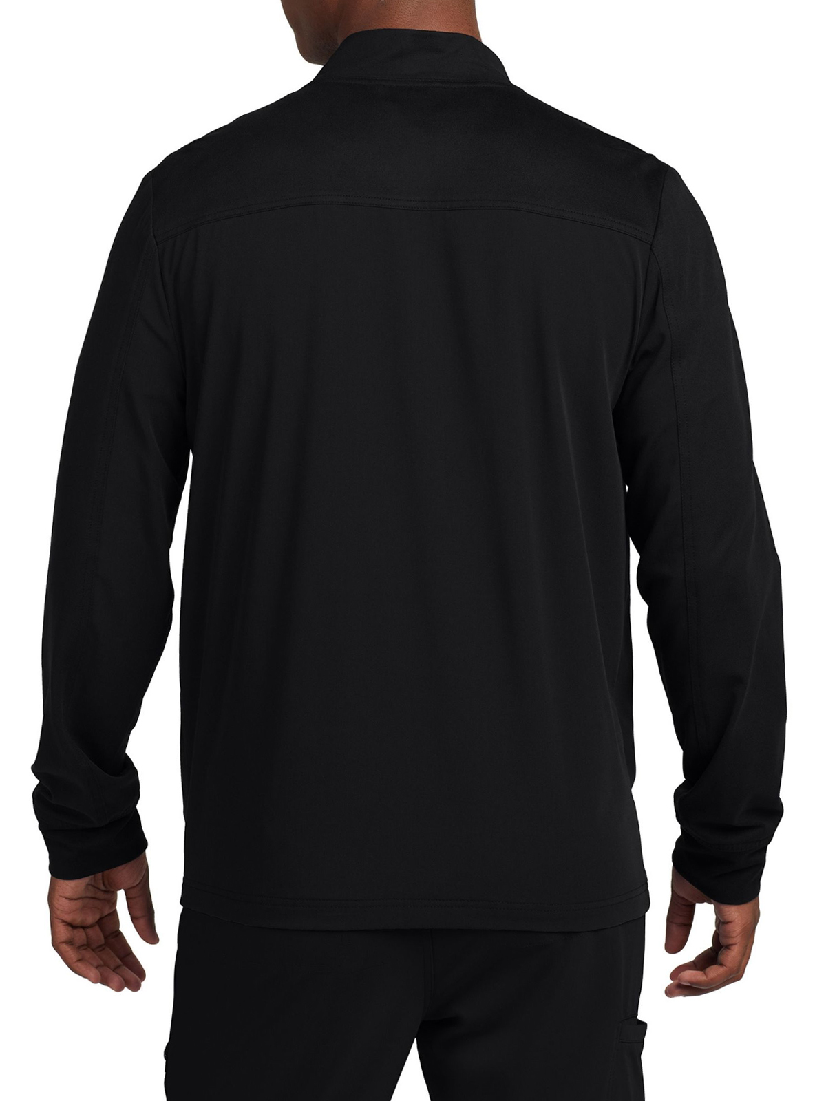 White Cross - CRFT - Men's Three-Pocket Mock Neck Knit Cuffs Jacket 4