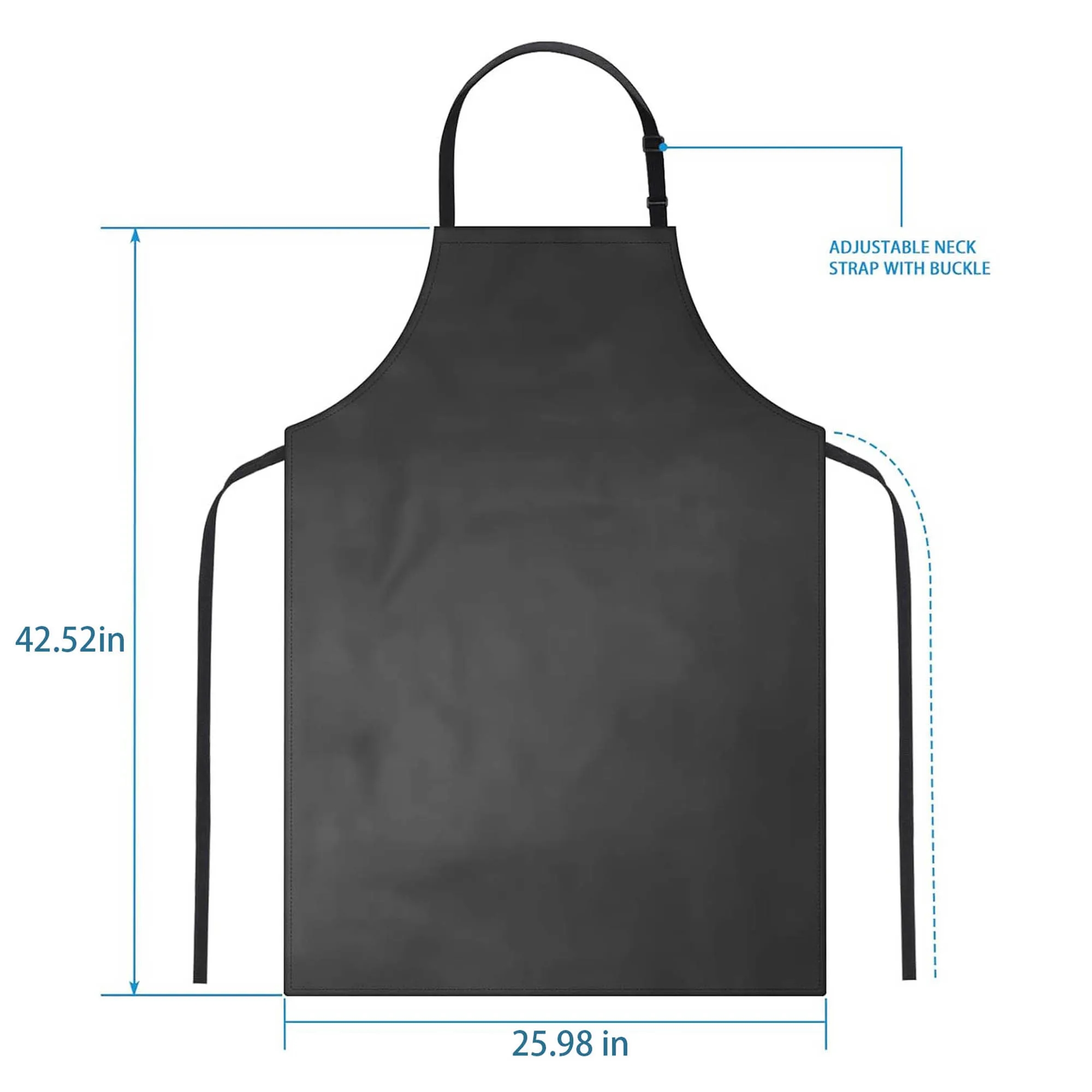 Artificial Leather Heavy Duty Chemical Work Apron 2