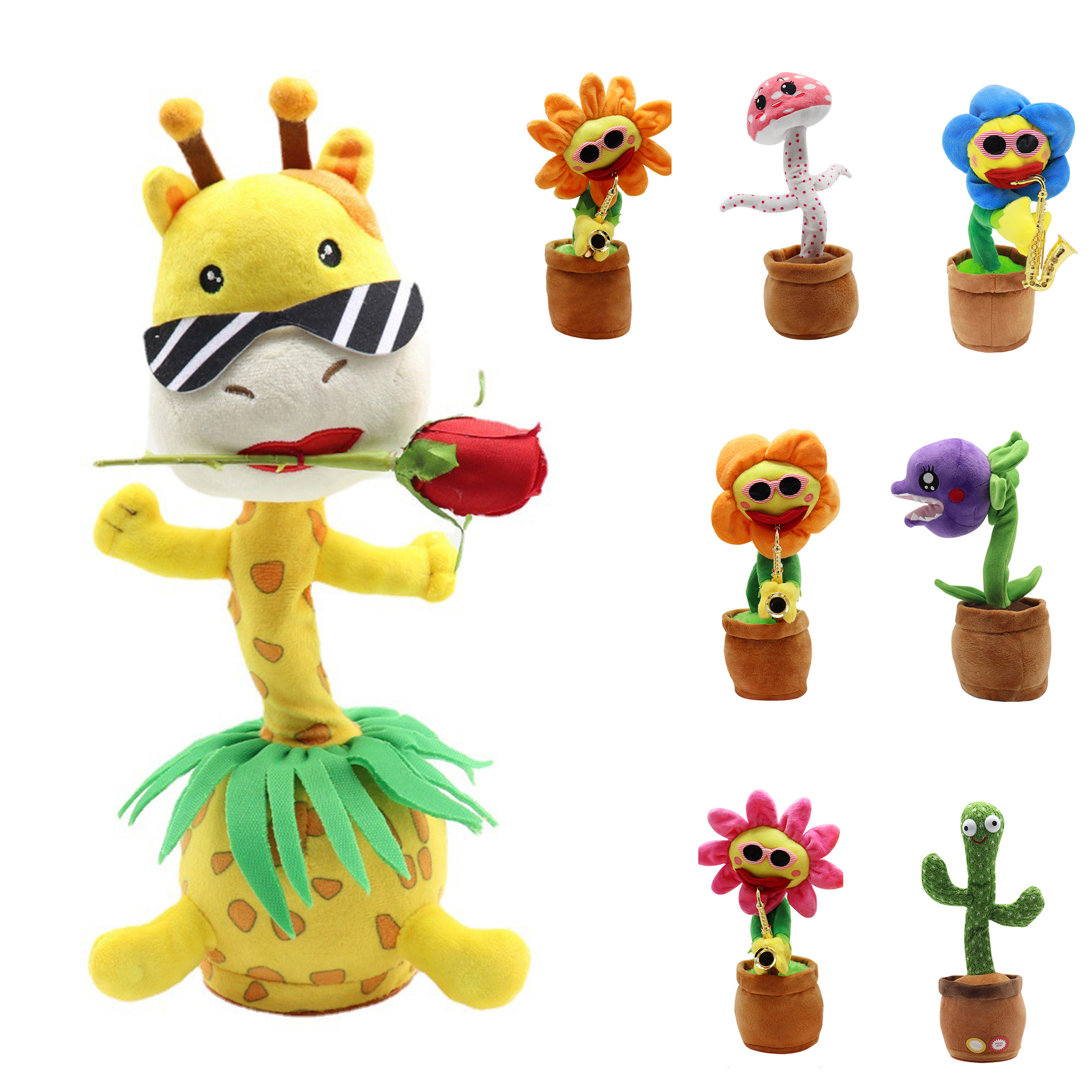 Musical Singing Dancing Repeating Talking Sunflower 2