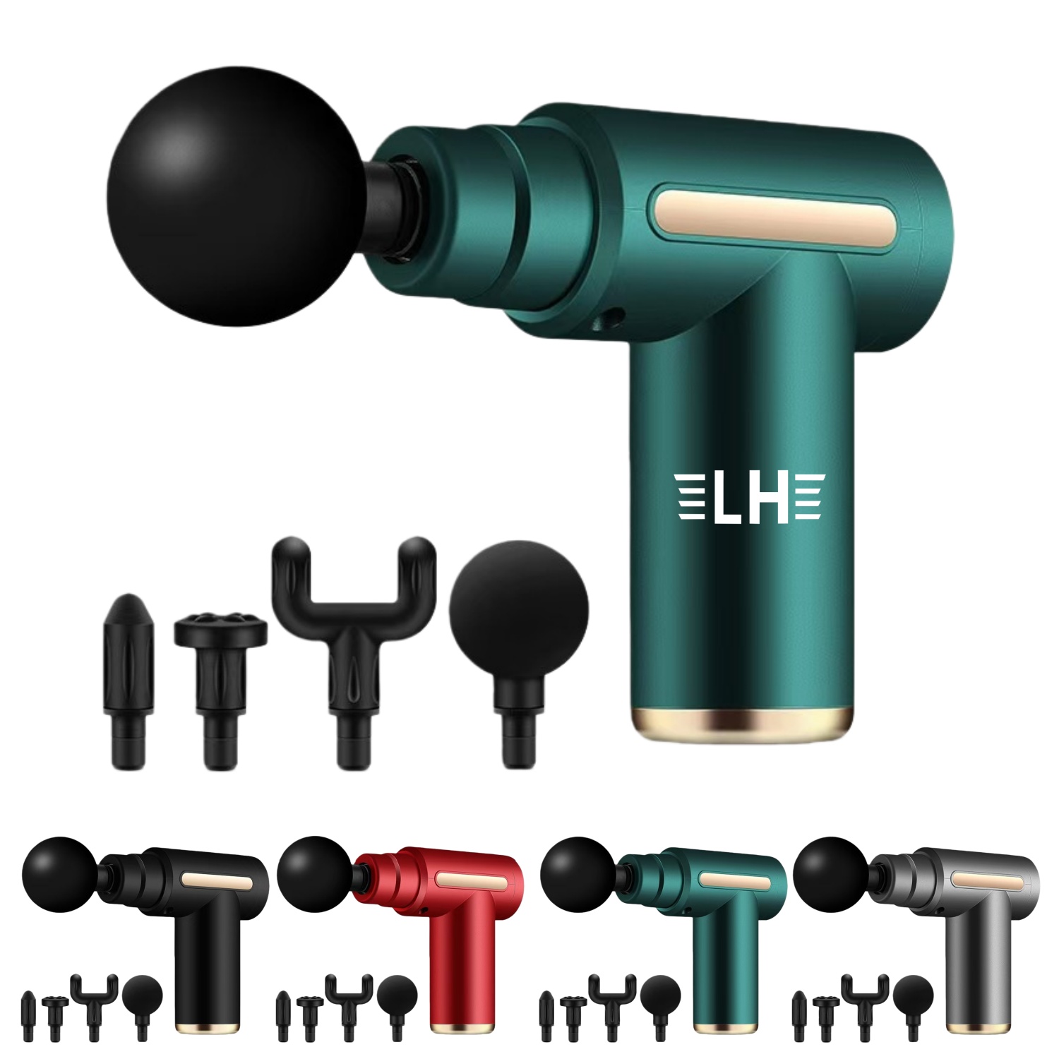 Percussion Massage Gun with 4 Attachments 6