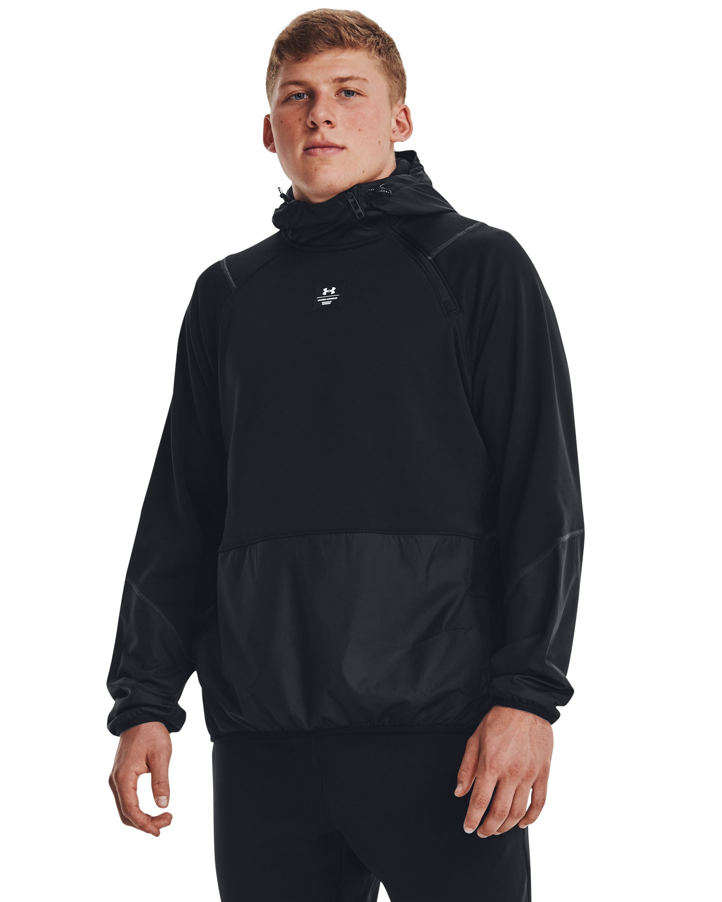 Men's UA RUSH Fleece Hoodie, custom hoodie or sweatshirt with logo imprint 2