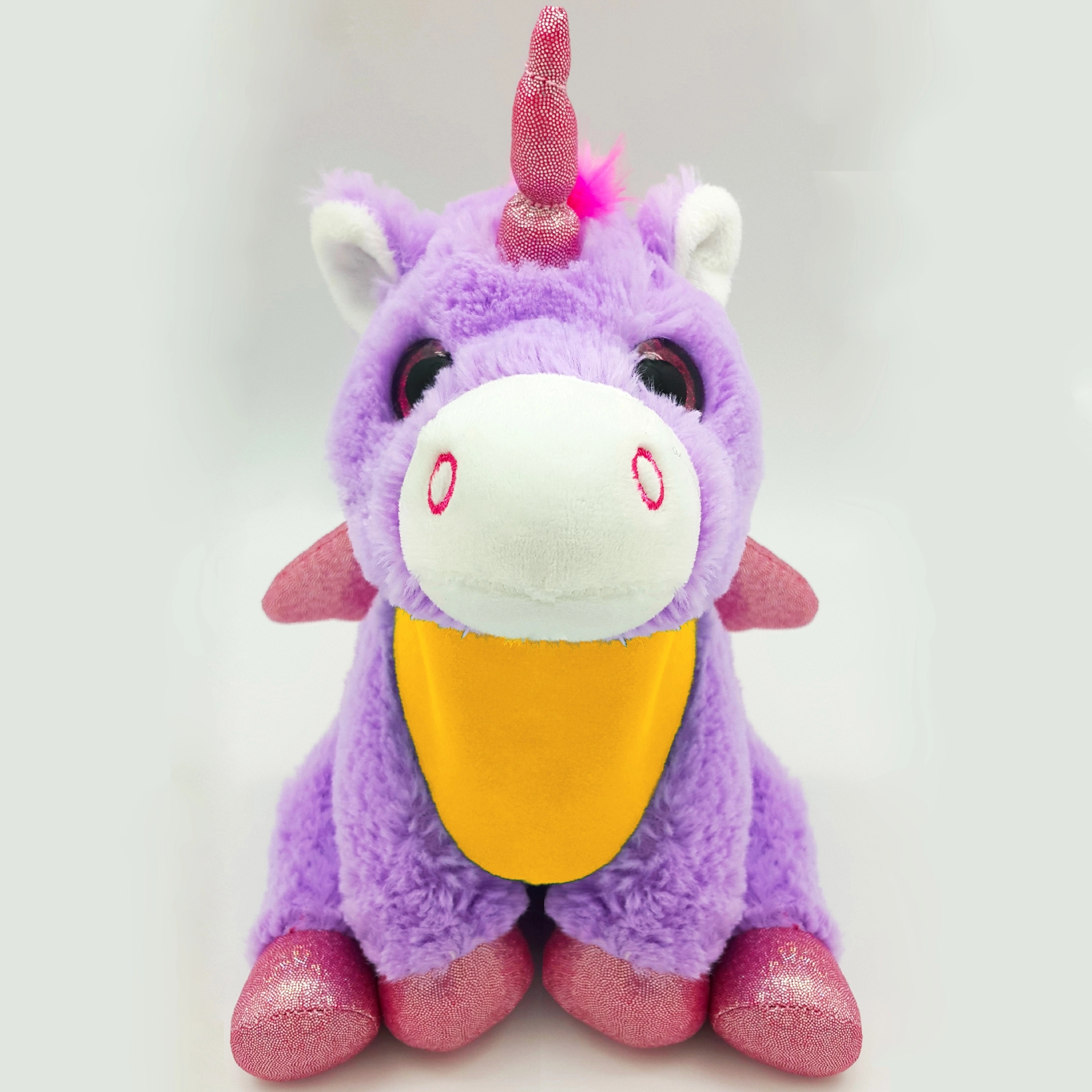 9" Bright Color Purple Unicorn 3