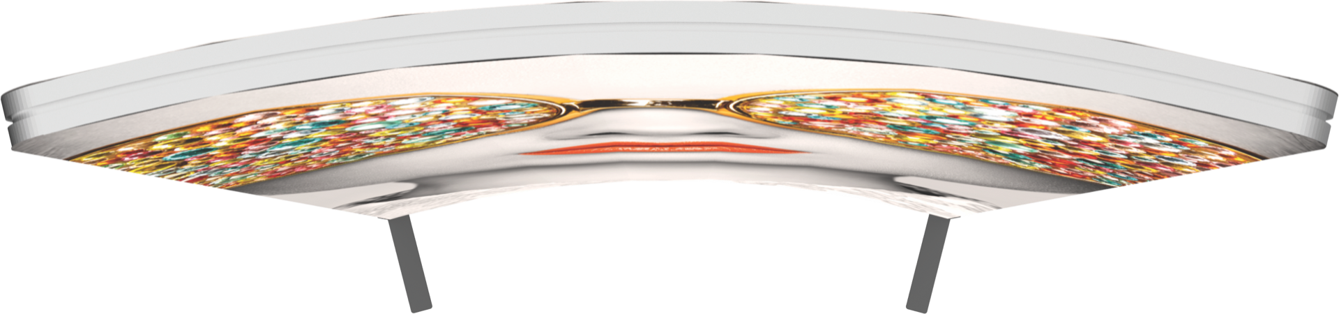 Vector Frame Curved 02 Fabric Banner Display 3