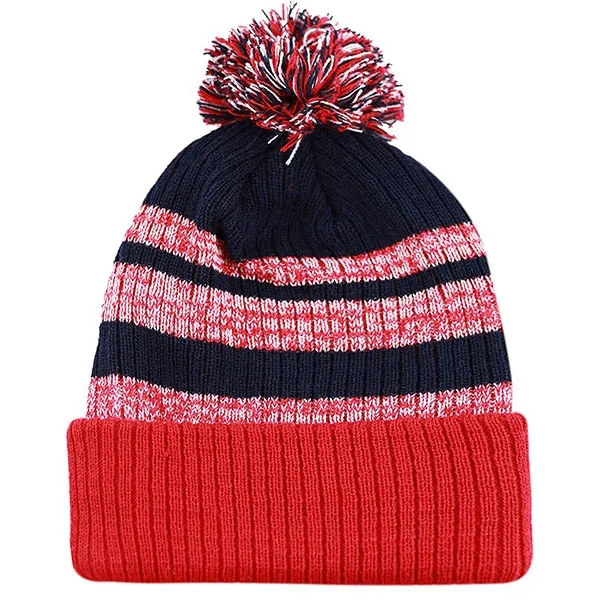 Beanie Pompom Knitted Winter Hat 7