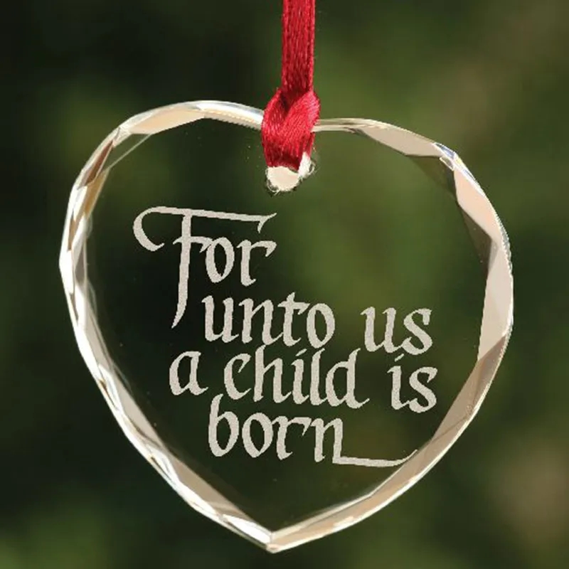 Heart Crystal Ornament 5