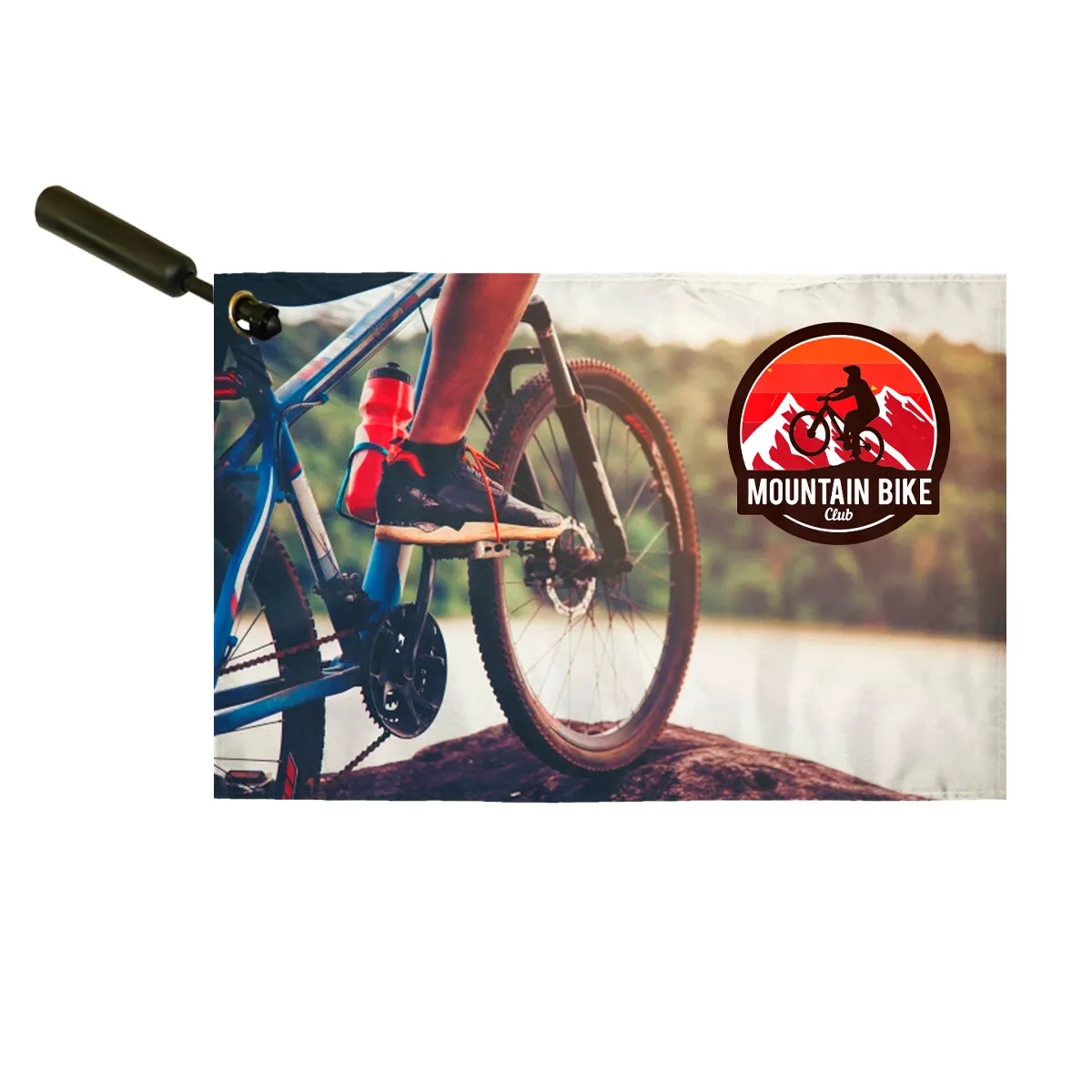 Digtal 1 Ply Swirler Flag 12" x 18" E-Poly 2